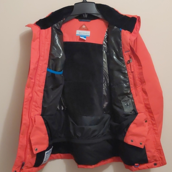 Girl's L (14/16) Columbia Hooded Jacket - Picture 3 of 7